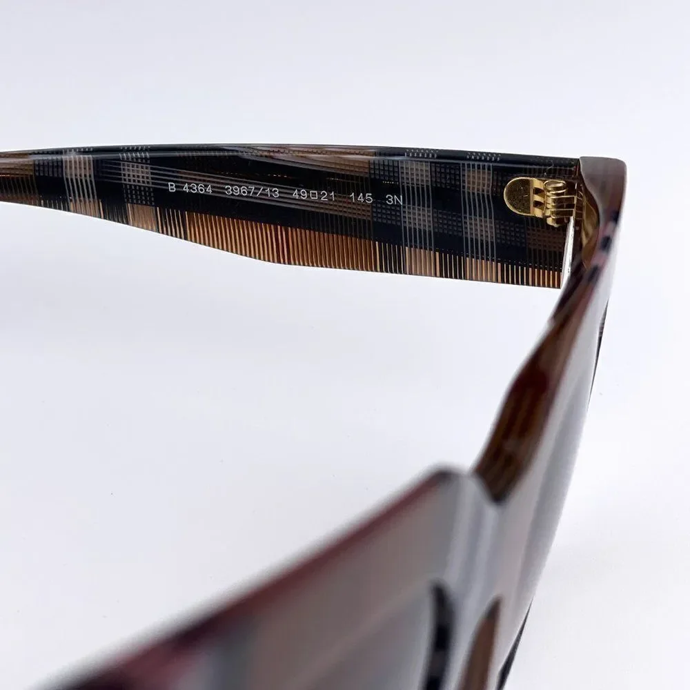 NEW Burberry BE4364 KITTY 396713 Brown Gradient  Square Unisex Sunglasses